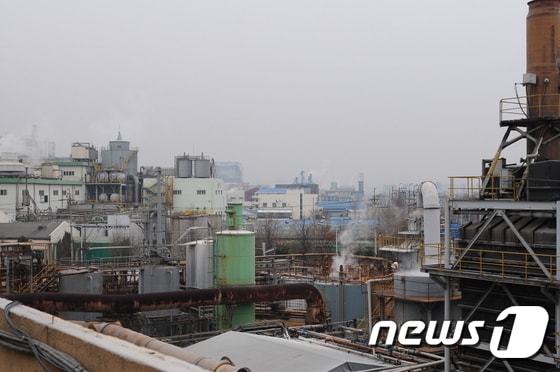 코스모화학 인천공장. ⓒ News1