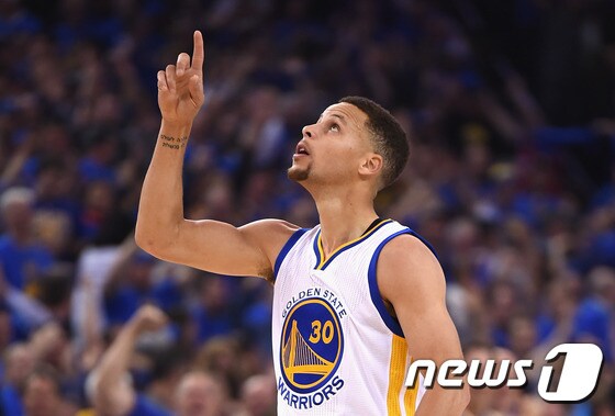 골든스테이트 워리어스 스테판 커리. 2016.4.14/AFP=뉴스1 ⓒ News1