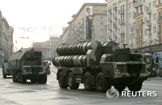 러시아가 이란에 인도하기로 한 방공미사일 S300. ⓒ 로이터=뉴스1
