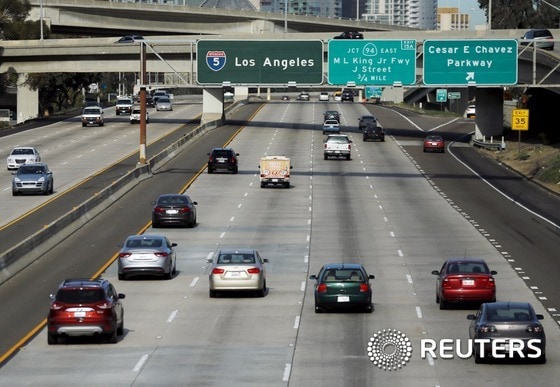 미국 샌디에이고의 한 고속도로. REUTERS/Mike Blake