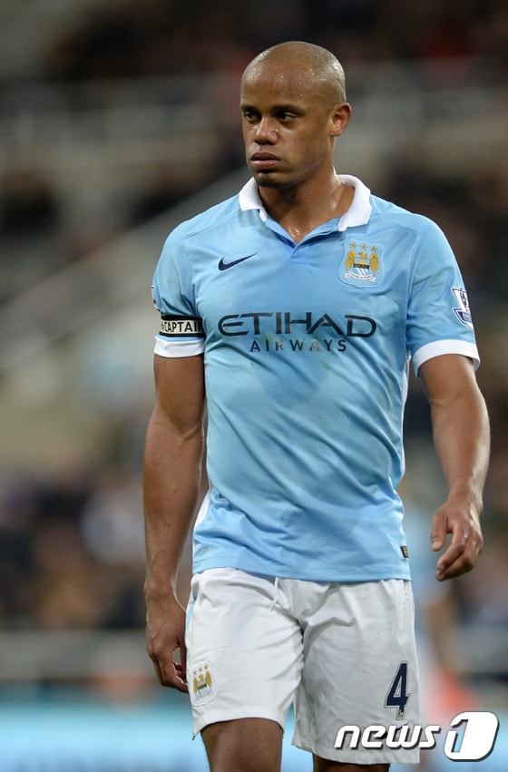 맨체스터 시티의 수비수 뱅상 콤파니(30) ⓒ AFP=News1