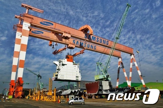 삼성중공업 거제조선소(삼성중공업 제공). ⓒ News1 기자