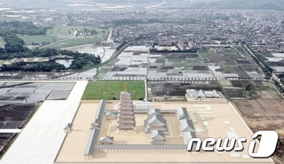 황룡사역사문화관조감도ⓒ News1