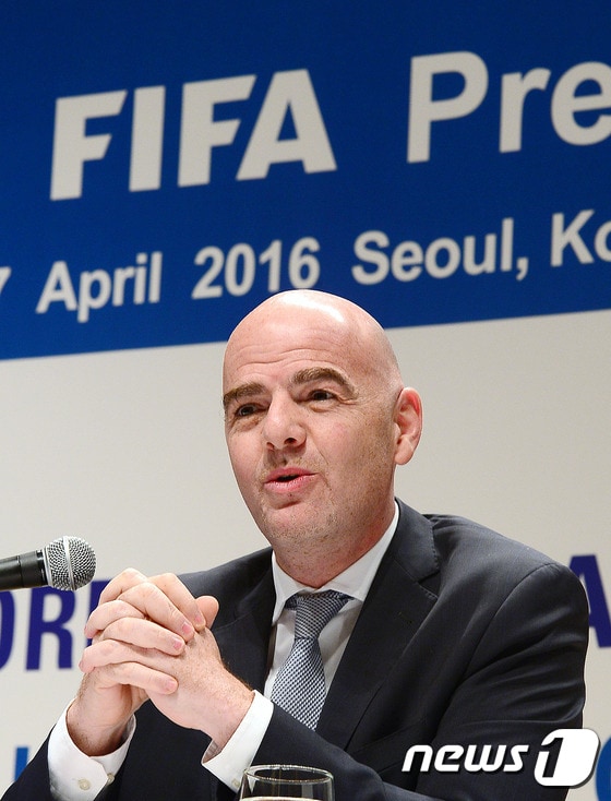 지아니 인판티노 FIFA 회장. ⓒ News1 박세연 기자