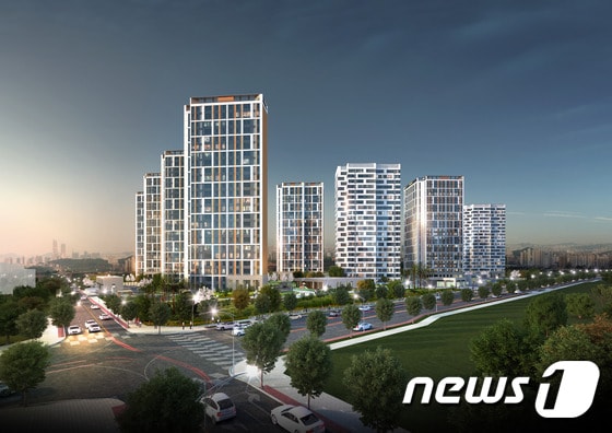 e편한세상 양주신도시 2차 석경투시도 ⓒ News1