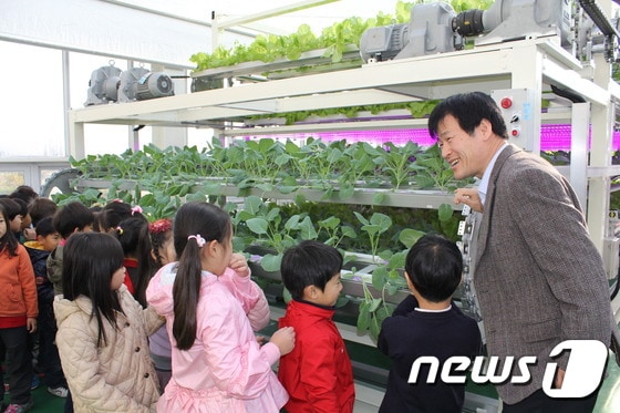 노원-삼육 에코팜센터 견학(노원구 제공)ⓒ News1