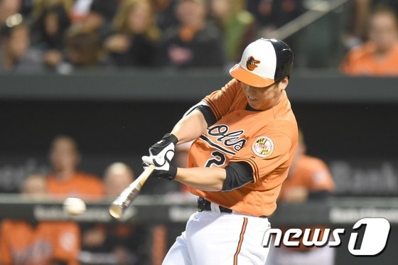 볼티모어 오리올스의 김현수./뉴스1 DB ⓒ AFP=뉴스1