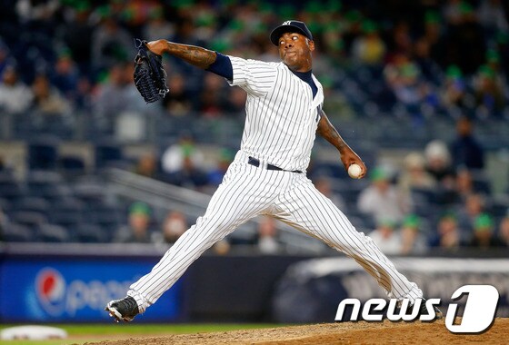 아롤디스 채프먼이 뉴욕 양키스로 '컴백' 한다. ⓒ AFP=News1