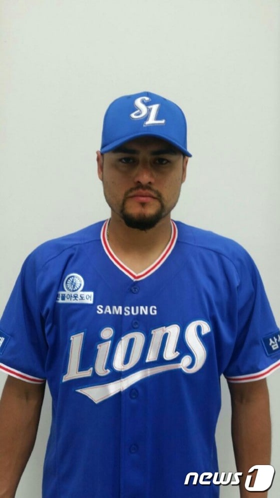 삼성 라이온즈의 새로운 외국인 투수 아놀드 레온.(삼성 라이온즈 제공)ⓒ News1