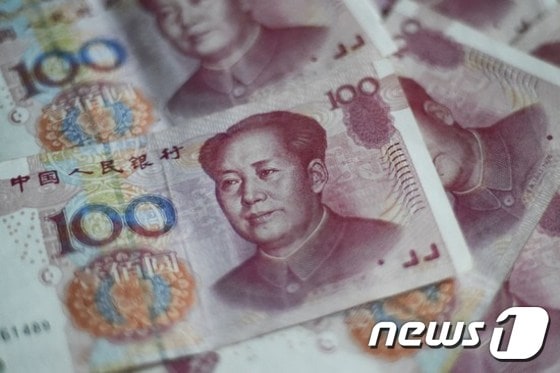 중국 위안화 지폐ⓒAFP= News1