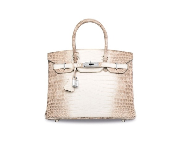 '히말랴야 나일로티쿠스 크로커다일 다이아몬드 버킨 30'이 홍콩 경매에서 핸드백 사상 최고 판매가를 기록했다. <출처: 크리스티 경매>