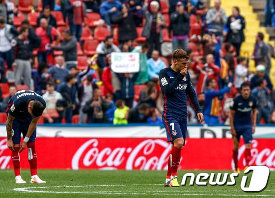 스페인 프리메라리가 우승이 좌절된 아틀레티코 마드리드. ⓒ AFP=News1