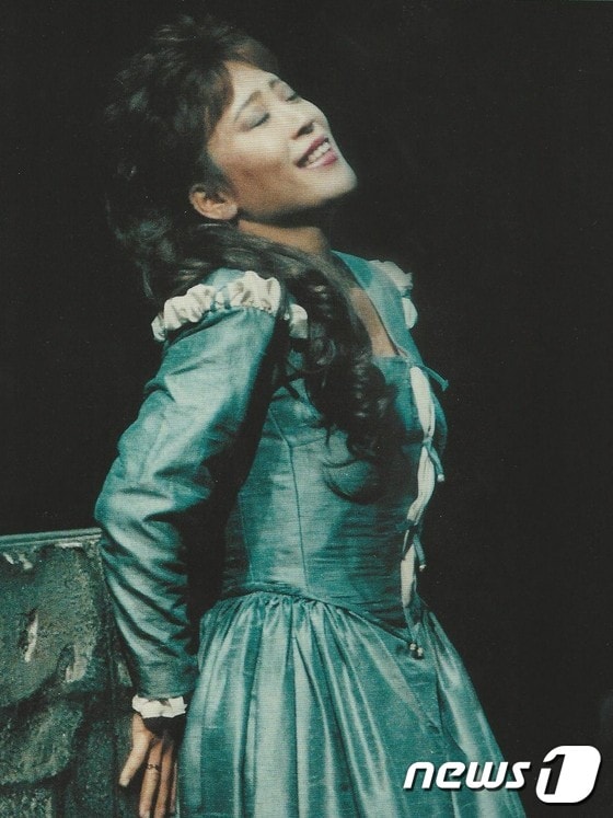 소프라노 '조수미' 데뷔 당시 사진. 1986년 10월26일 이탈리아 트리스테 베르디극장 ⓒ News1