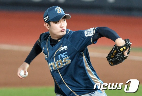 NC 다이노스의 오른손투수 최금강. /뉴스1 ⓒ News1 이재명 기자