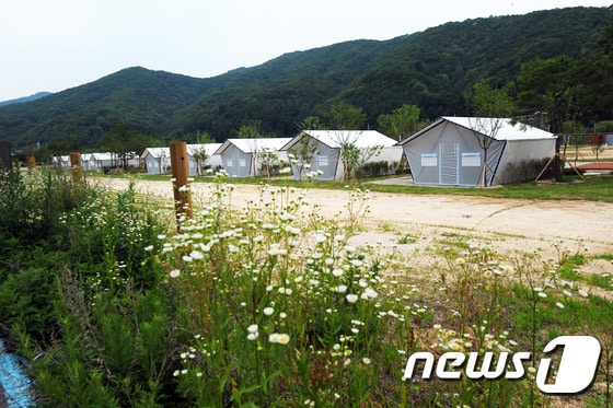 강원도 춘천시 서면 현암리에 위치한  ‘박사마을 어린이 글램핑장’. (뉴스1DB) ⓒ News1