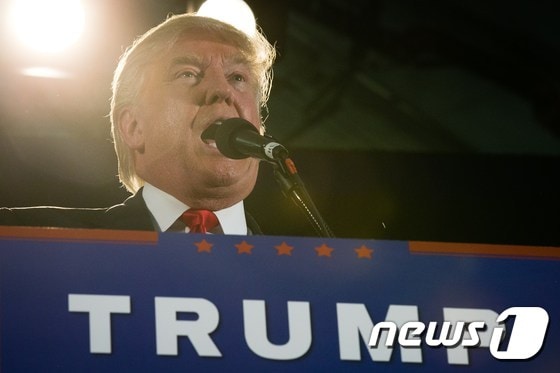 미국 공화당 대선 후보로 사실상 확정된 도널드 트럼프. ⓒ AFP=뉴스1