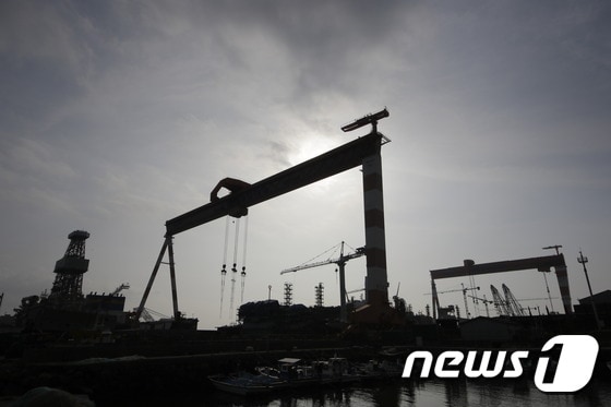  삼성중공업 거제조선소 전경.(뉴스1 DB)2016.8/뉴스1