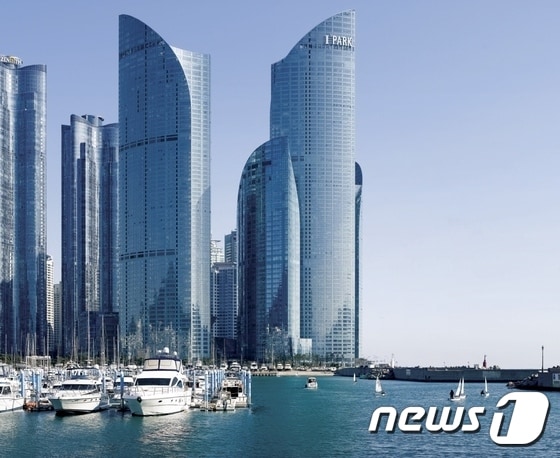 부산 최초로 5성급 호텔로 선정된 '파크 하얏트 부산'.(파크 하얏트 부산 제공)2016.7.12/뉴스1 ⓒ News1