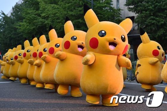 일본 애니메이션 포케몬의 캐릭터 '피카츄 'ⓒAFP= News1