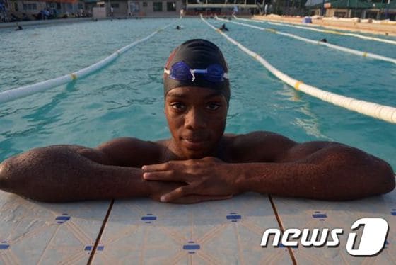 아베이쿠 잭슨(16)이 가나 수영 국가대표로 2016 리우 올림픽에 출전한다. ⓒ AFP=News1