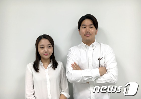 고려대학교 디자인조형학부 소속 박여진(왼쪽), 심정민 연구원(교려대학교 제공)ⓒ News1