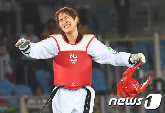 리우 올림픽 금메달리스트인 김소희가 태권도 왕중왕전 우승을 차지했다. /뉴스1 ⓒ News1 이광호 기자