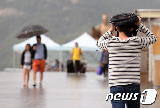 금요일인 26일 충북과 세종은 낮 기온이 34도까지 올라가고 일부 지역에는 소나기가 내리겠다.&#40;사진은 기사와 무관함&#41;/뉴스1