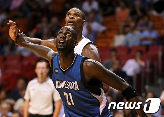 미네소타 트윈스 케빈 가넷.ⓒ AFP=News1