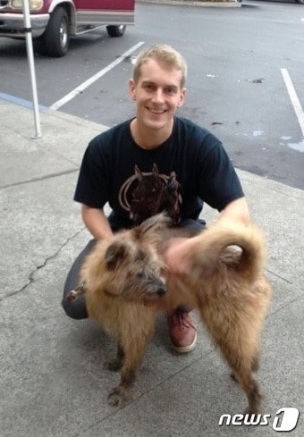 미국으로 입양 간 한국 반려견. ⓒ News1