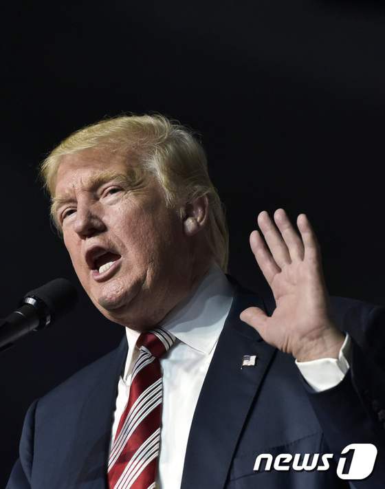 도널드 트럼프 미국 공화당 대통령 후보. ⓒ AFP=뉴스1