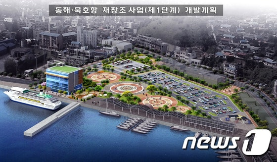 동해·묵호항 재창조 1단계 사업 조감도. (뉴스1 DB) ⓒ News1