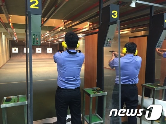 경찰 사격 훈련 자료 사진. /뉴스1 ⓒ News1