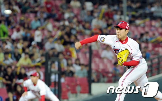 KIA 타이거즈 우완 윤석민. /뉴스1 ⓒ News1 황희규 기자