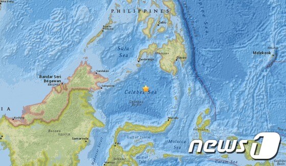 USGS 갈무리. ⓒ News1