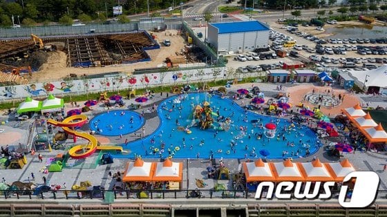 전북 군산시 소룡동 야외수영장.ⓒ News1