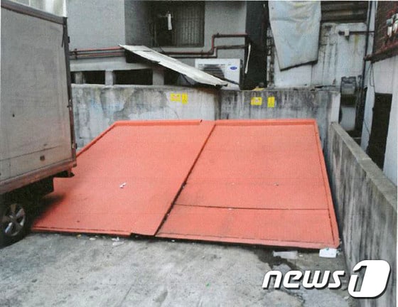 방치돼 있는 기계식 주차장치.(성남시 제공)ⓒ News1