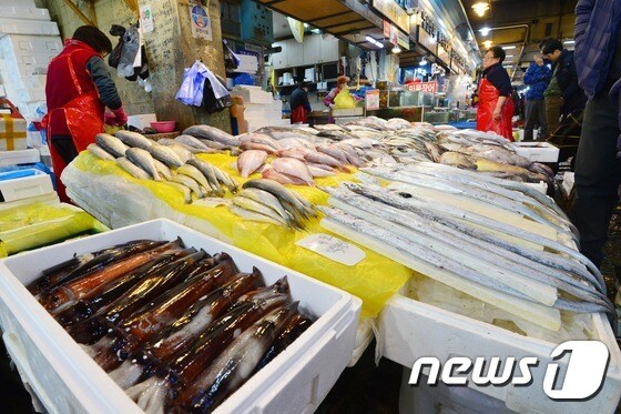 서울 송파구 가락동 농수산물도매시장 ⓒ News1