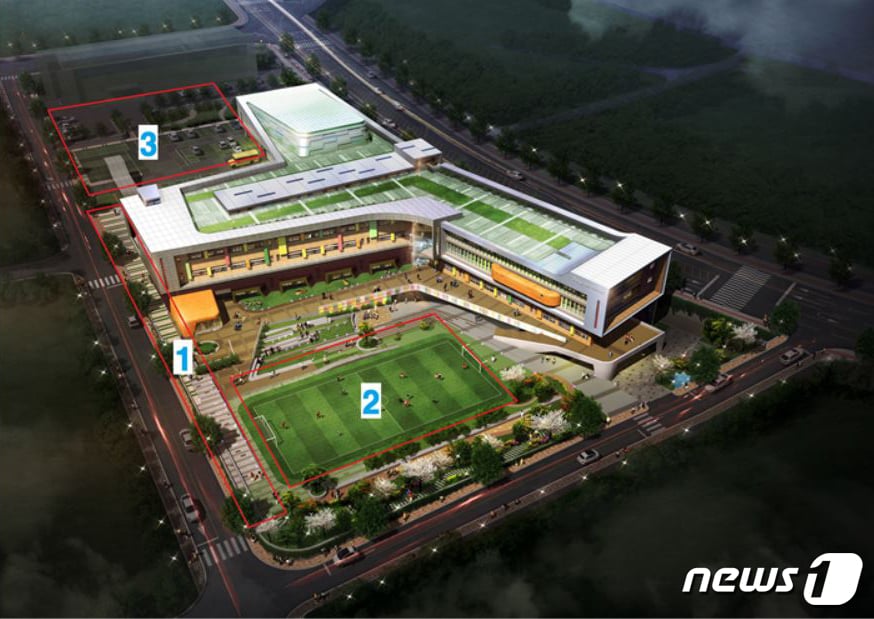 강원 동해특수학교 조감도.(뉴스1 DB)