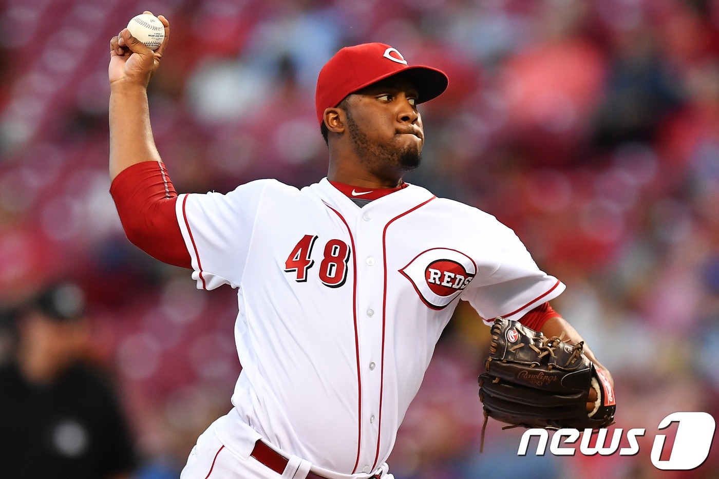 한화 이글스에서 영입한 우완 키버스 샘슨. ⓒ AFP=News1