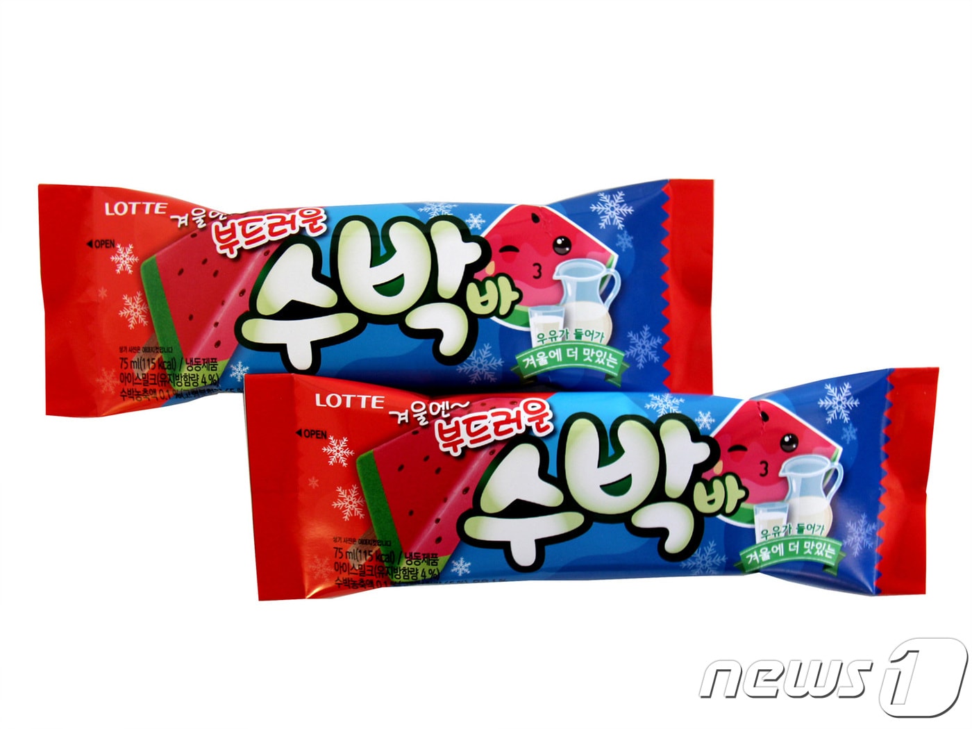 롯데제과 부드러운 수박바. ⓒ News1