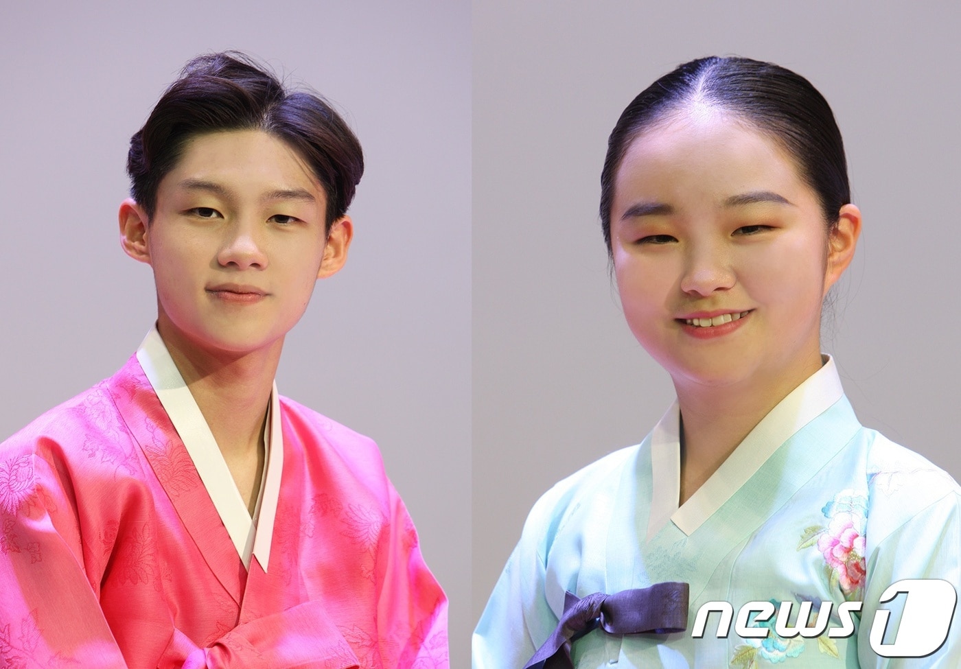 장수군 출신 판소리 꿈나무인 최재명, 최보길 남매.(장수군제공)2017.12.14/뉴스1ⓒ News1