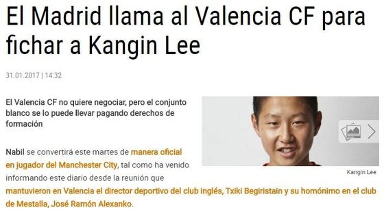 레알 마드리드가 이강인 영입에 관심을 나타내고 있다. (수페르데포르테 홈페이지 캡처) ⓒ News1