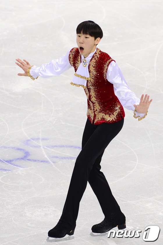 피겨스케이팅 남자 싱글의 이시형(판곡고) ⓒ News1 