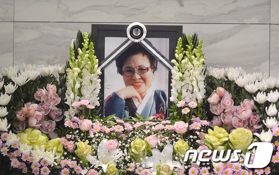 원로배우 故 김지영. 사진공동취재단. ⓒ 뉴스1 권현진 기자