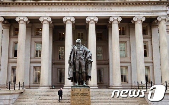 워싱턴 DC에 있는 재무부 청사. ⓒ AFP=뉴스1