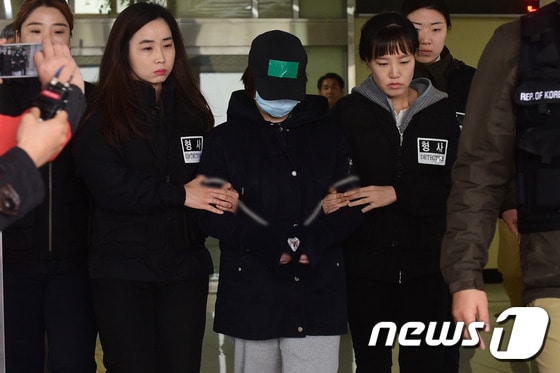 '인천 초등생 살인사건'의 주범.2017.3.31/뉴스1 ⓒ News1 구윤성 기자