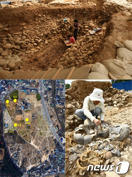 문화재청 국립경주문화재연구소는 26일 '1500년 전 신라 무덤 안으로 선을 넘다' 경주 쪽샘 44호 고분 및 출토유물 현장 공개행사에 참여할 시민들의 신청을 받는다. 사진은 쪽샘 44호분 발굴 모습.(뉴스1 자료)2021.6.21/ⓒ News1