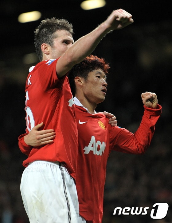 맨유 구단이 박지성을 역대 '언성 히어로' 9인 중 한 명으로 꼽았다. ⓒ AFP=News1