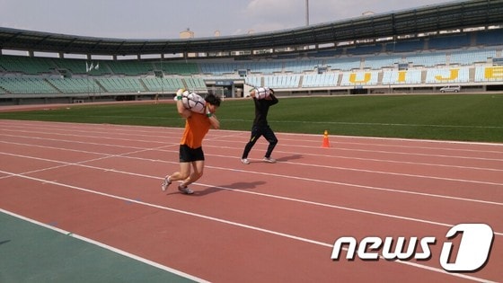 경기북부경찰청 경찰특공대 요원 선발시험 모습 ⓒ News1