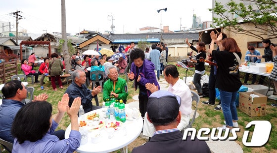 전북 전주시 서노송동 선미촌에 만들어진 시티가든/뉴스1  DB ⓒ News1 문요한 기자